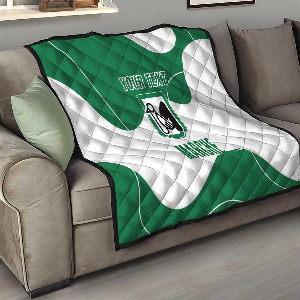 Personalized Italy Marche Quilt Flag Style - Wonder Print Shop