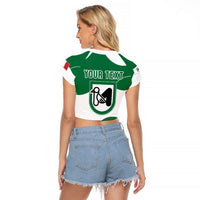 Personalized Italy Marche Raglan Cropped T Shirt Flag Style LT19