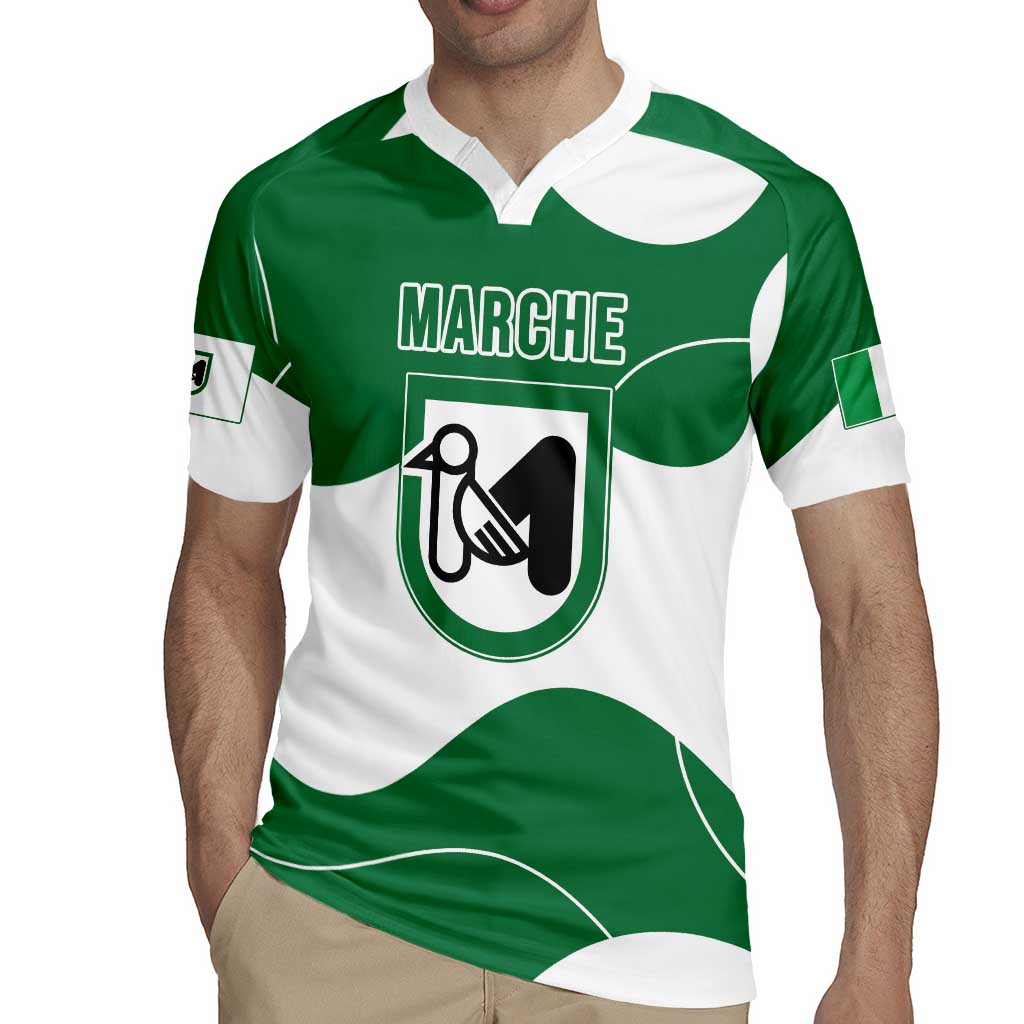 Personalized Italy Marche Rugby Jersey Flag Style LT19
