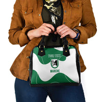 Personalized Italy Marche Shoulder Handbag Flag Style - Wonder Print Shop