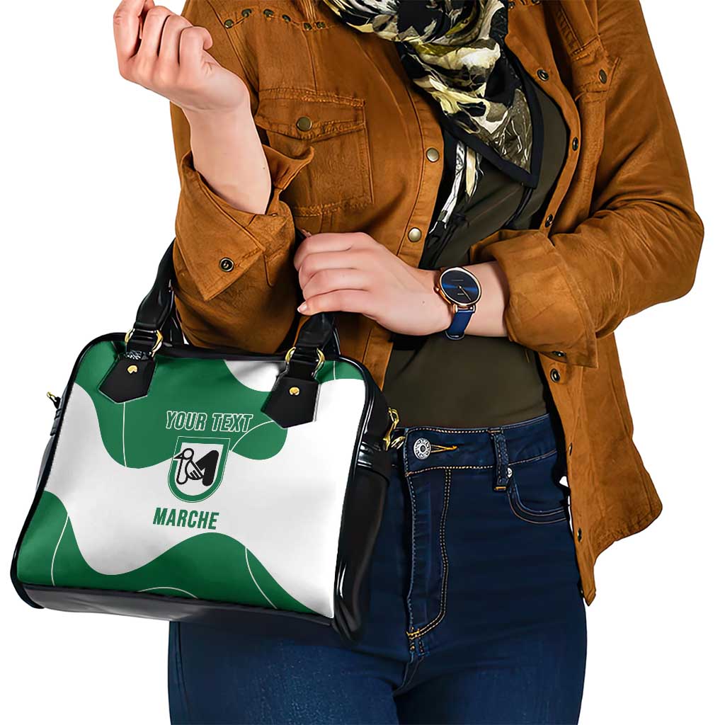 Personalized Italy Marche Shoulder Handbag Flag Style - Wonder Print Shop