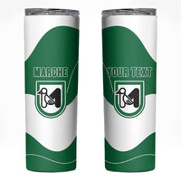 Personalized Italy Marche Skinny Tumbler Flag Style - Wonder Print Shop