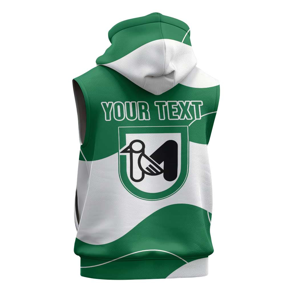 Personalized Italy Marche Sleeveless Hoodie Flag Style LT19