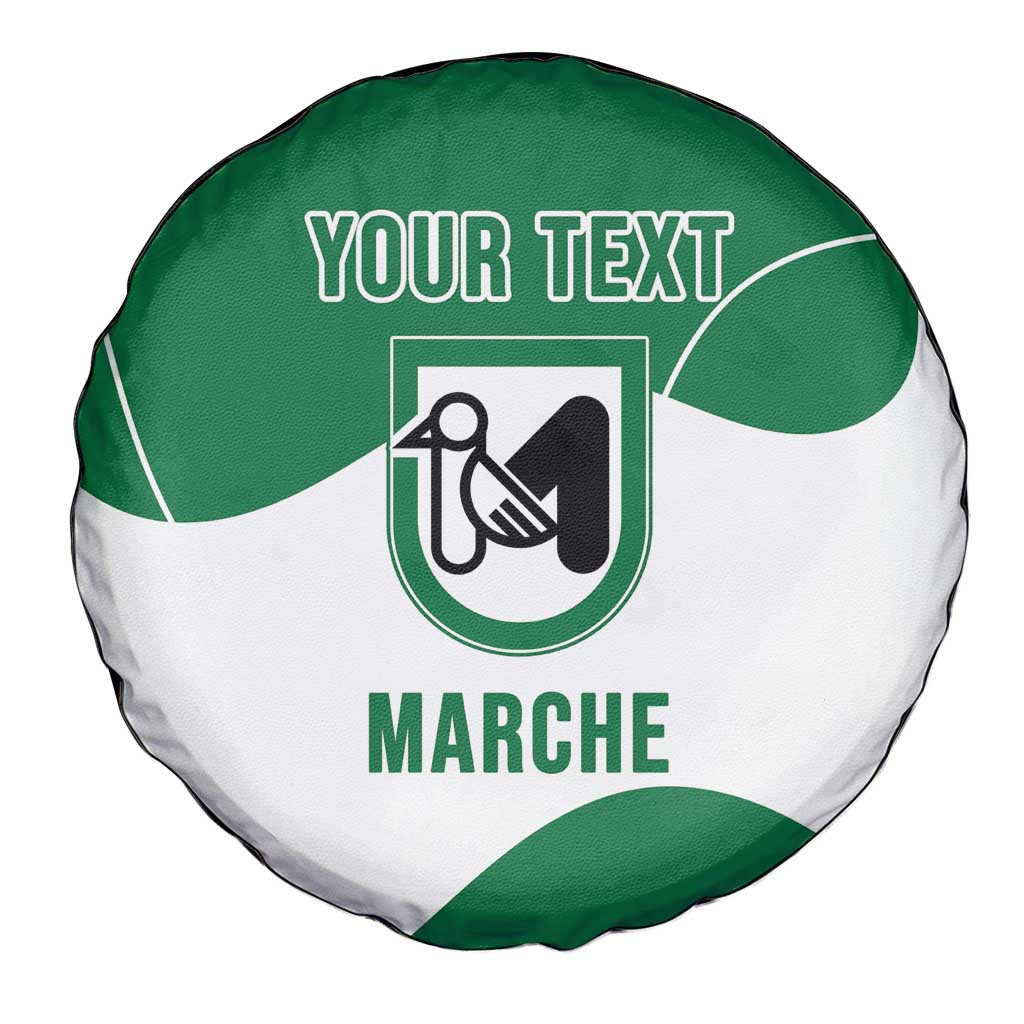 Personalized Italy Marche Spare Tire Cover Flag Style - Wonder Print Shop