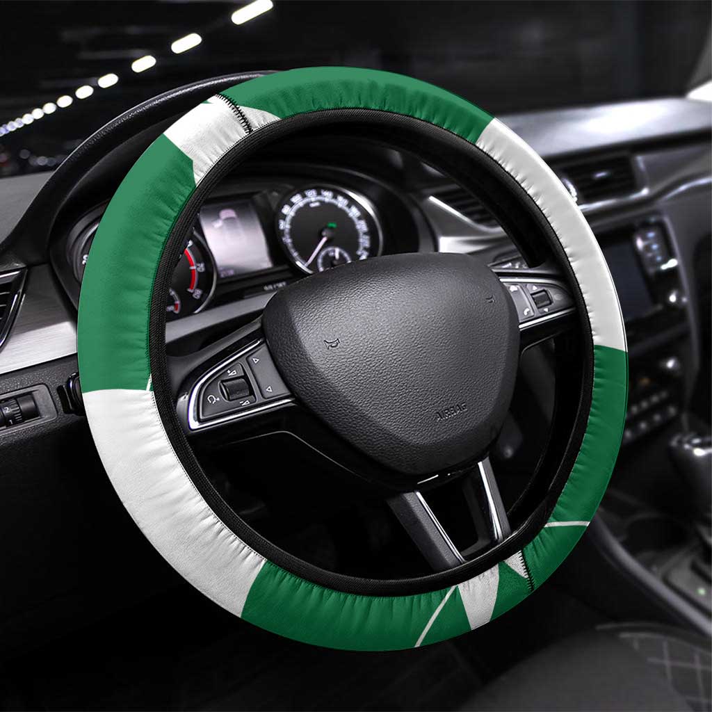 Italy Marche Steering Wheel Cover Flag Style - Wonder Print Shop