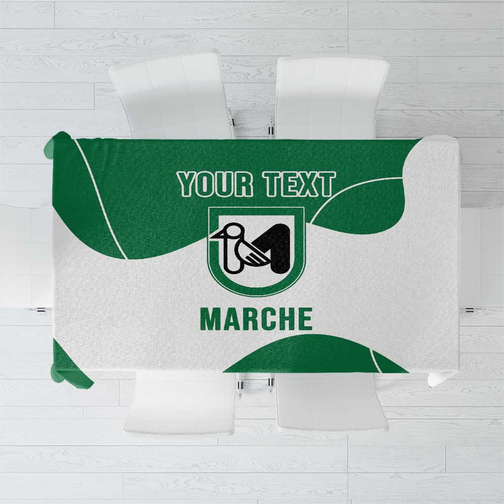 Personalized Italy Marche Tablecloth Flag Style - Wonder Print Shop