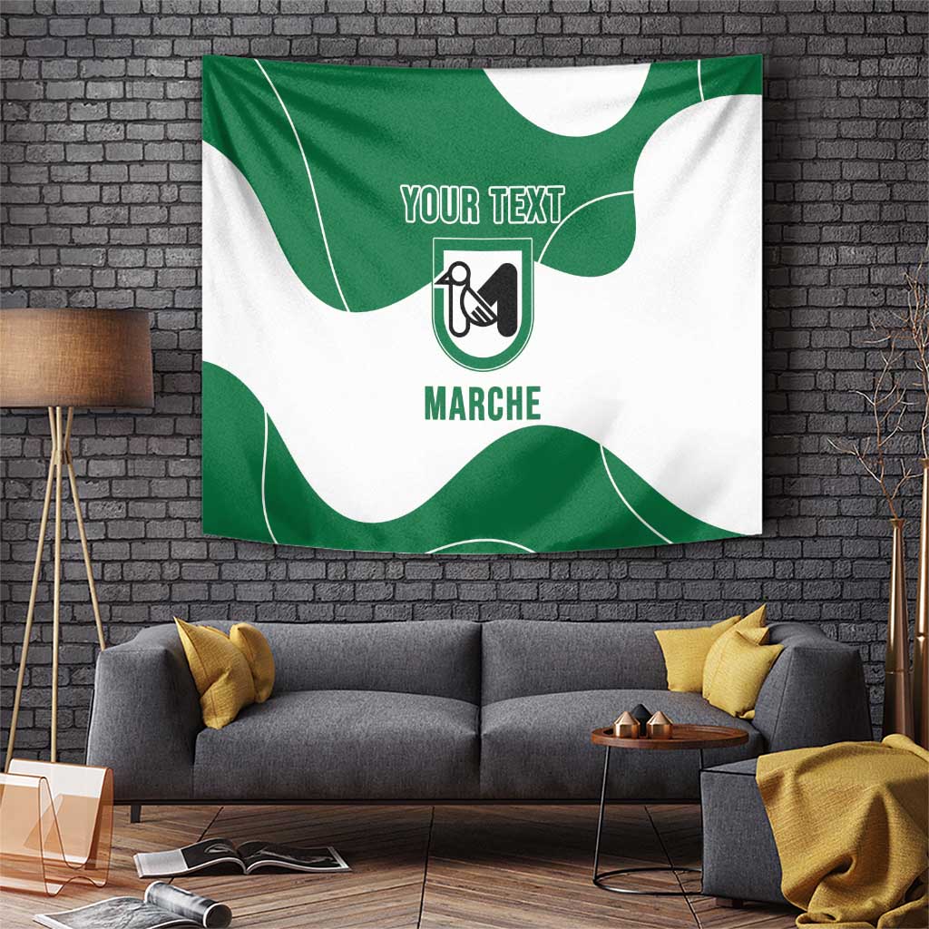 Personalized Italy Marche Tapestry Flag Style - Wonder Print Shop