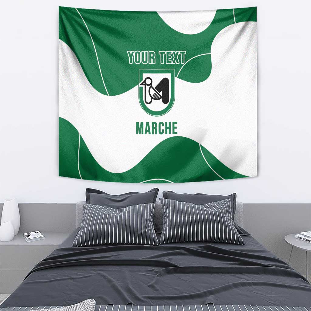Personalized Italy Marche Tapestry Flag Style - Wonder Print Shop