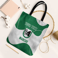 Personalized Italy Marche Tote Bag Flag Style - Wonder Print Shop