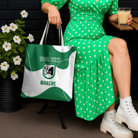 Personalized Italy Marche Tote Bag Flag Style - Wonder Print Shop