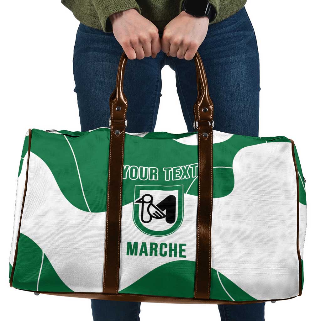 Personalized Italy Marche Travel Bag Flag Style - Wonder Print Shop