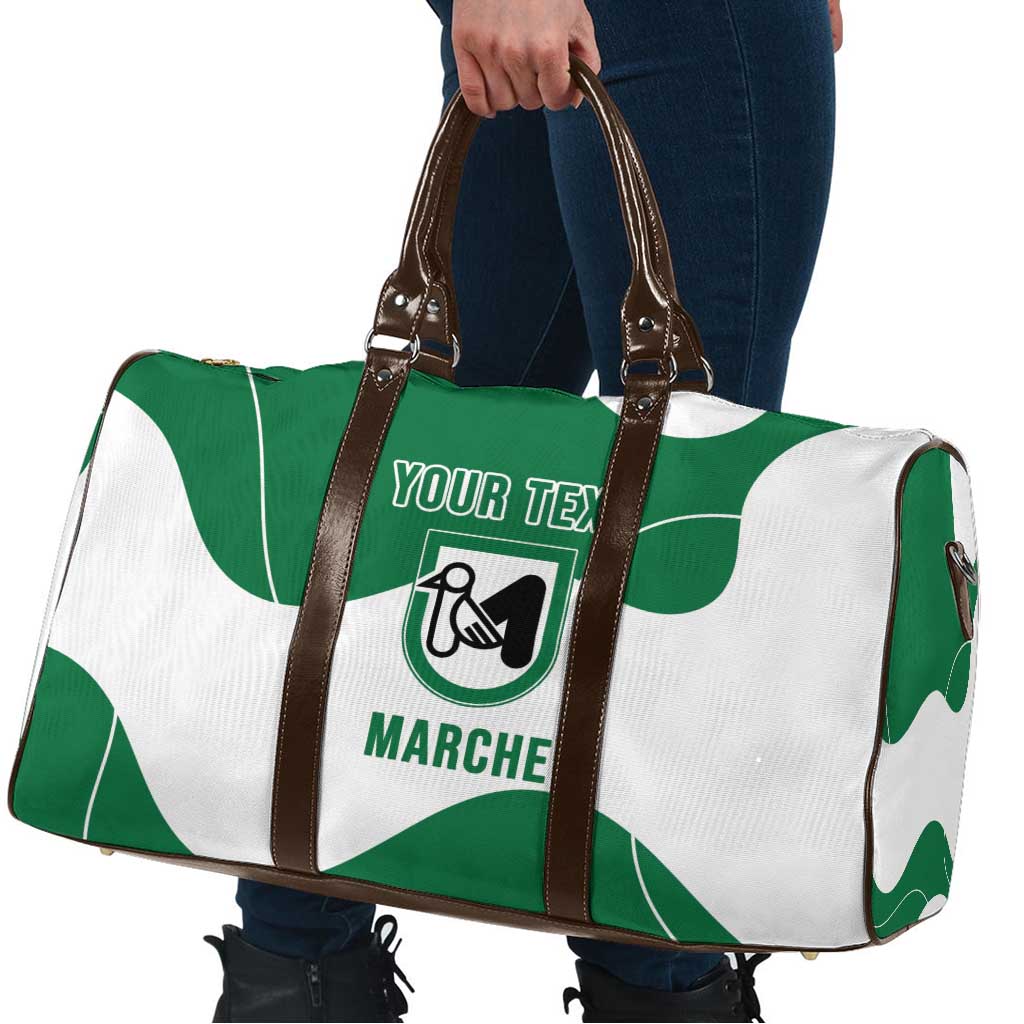 Personalized Italy Marche Travel Bag Flag Style - Wonder Print Shop