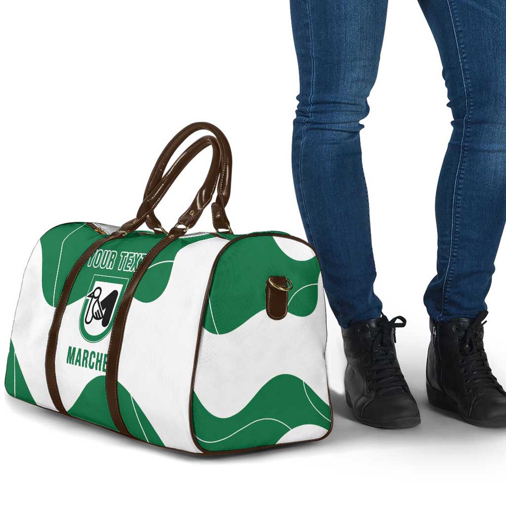 Personalized Italy Marche Travel Bag Flag Style - Wonder Print Shop