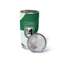 Personalized Italy Marche Tumbler Cup Flag Style - Wonder Print Shop