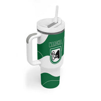 Personalized Italy Marche Tumbler With Handle Flag Style - Wonder Print Shop