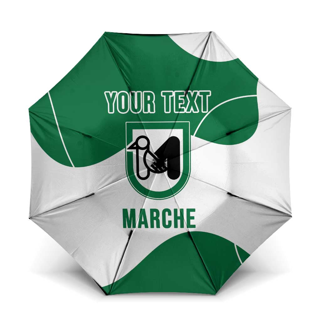 Personalized Italy Marche Umbrella Flag Style - Wonder Print Shop