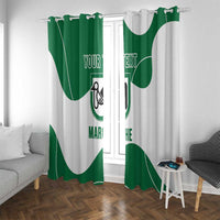 Personalized Italy Marche Window Curtain Flag Style - Wonder Print Shop