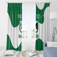 Personalized Italy Marche Window Curtain Flag Style - Wonder Print Shop