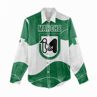 Personalized Italy Marche Women Casual Shirt Flag Style LT19