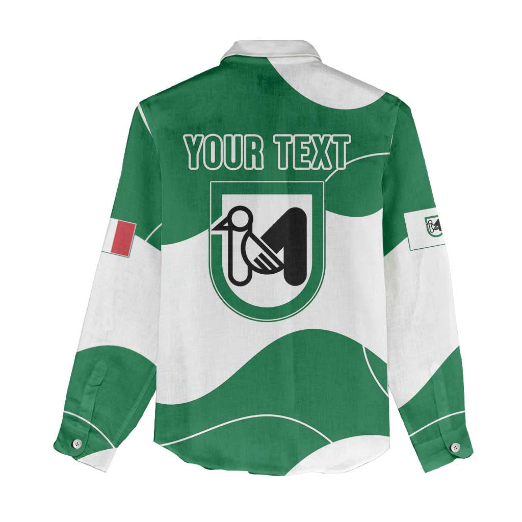 Personalized Italy Marche Women Casual Shirt Flag Style LT19