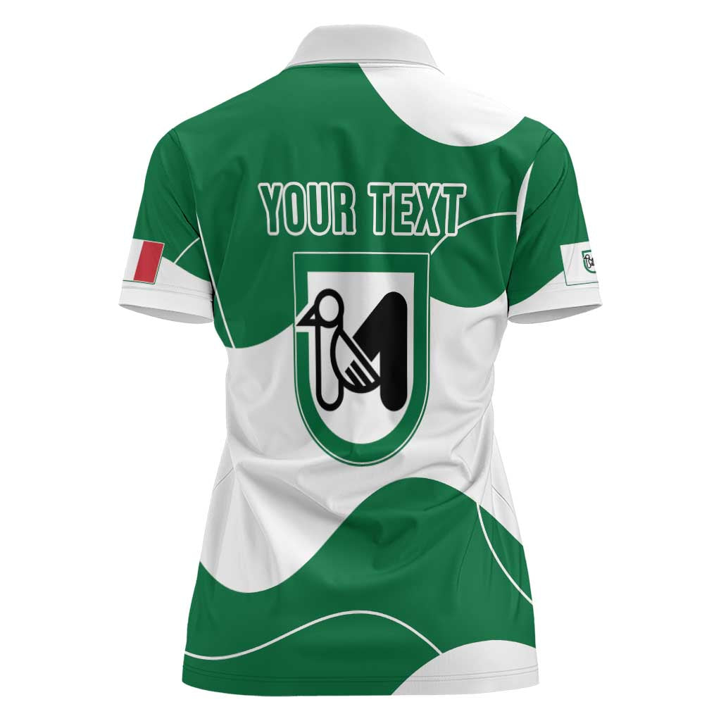 Personalized Italy Marche Women Polo Shirt Flag Style LT19