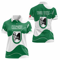 Personalized Italy Marche Women Polo Shirt Flag Style LT19