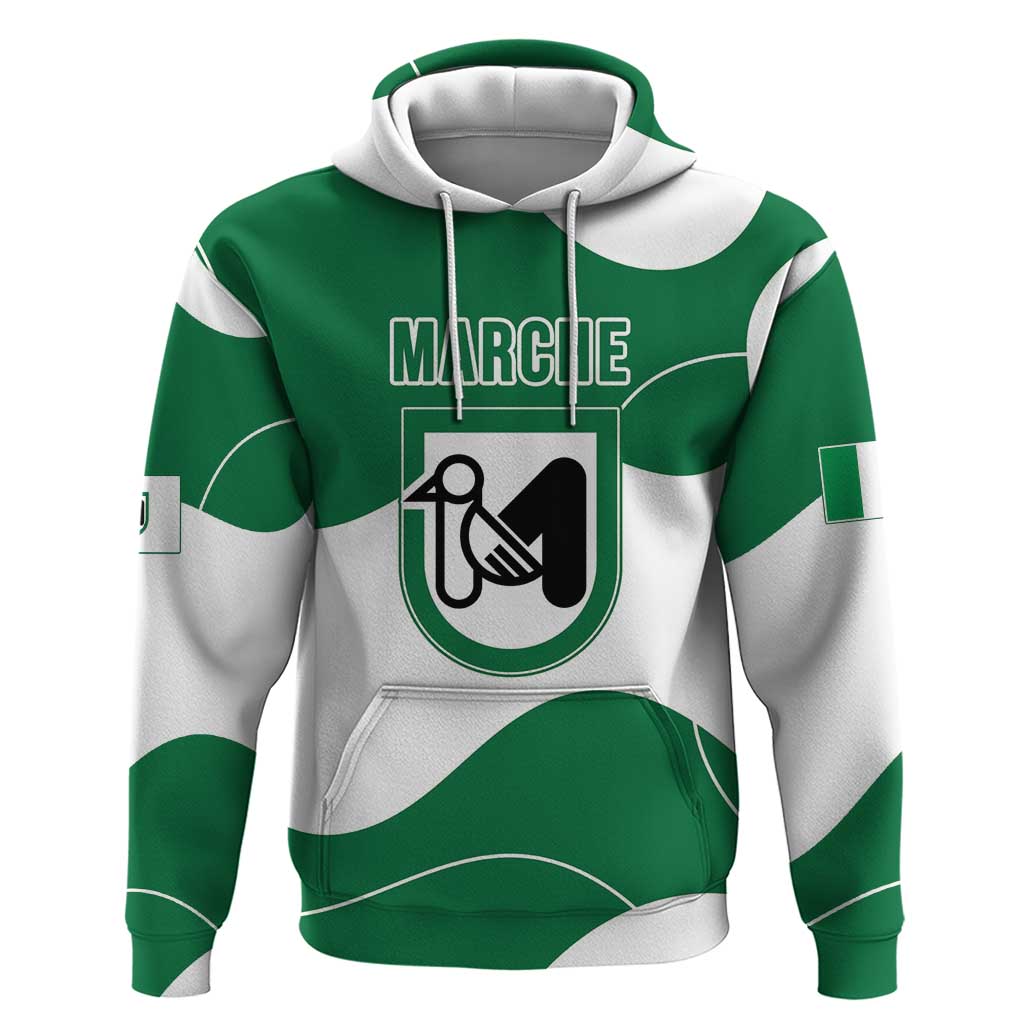 Personalized Italy Marche Zip Hoodie Flag Style LT19