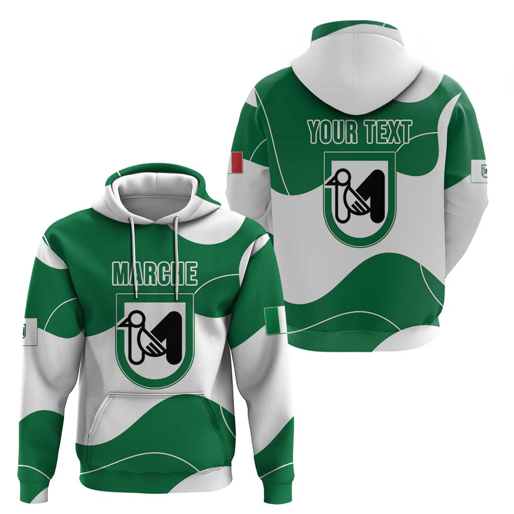 Personalized Italy Marche Zip Hoodie Flag Style LT19
