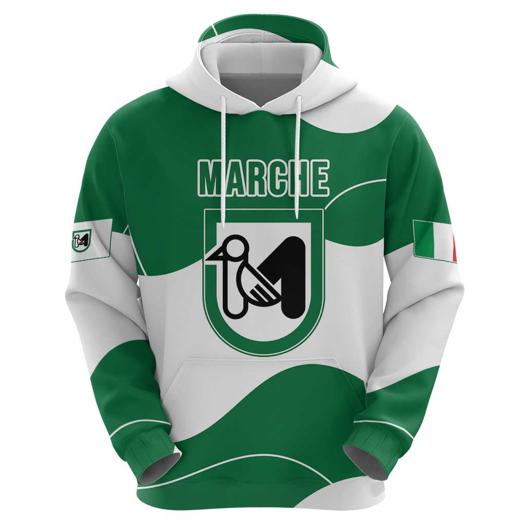 Personalized Italy Marche Zip Hoodie Flag Style LT19