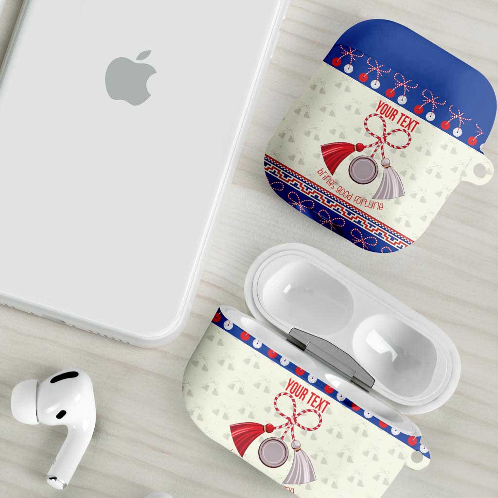 Personalized Moldova Christmas AirPods Case Martisor Moldova Traditional - Wonder Print Shop