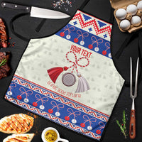 Personalized Moldova Christmas Apron Martisor Moldova Traditional - Wonder Print Shop