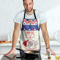Personalized Moldova Christmas Apron Martisor Moldova Traditional - Wonder Print Shop