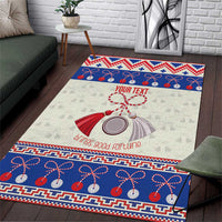 Personalized Moldova Christmas Area Rug Martisor Moldova Traditional - Wonder Print Shop