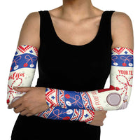 Personalized Moldova Christmas Arm Sleeves Martisor Moldova Traditional - Wonder Print Shop