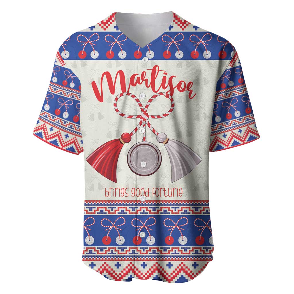 Personalized Moldova Christmas Baseball Jersey Martisor Moldova Traditional - Wonder Print Shop