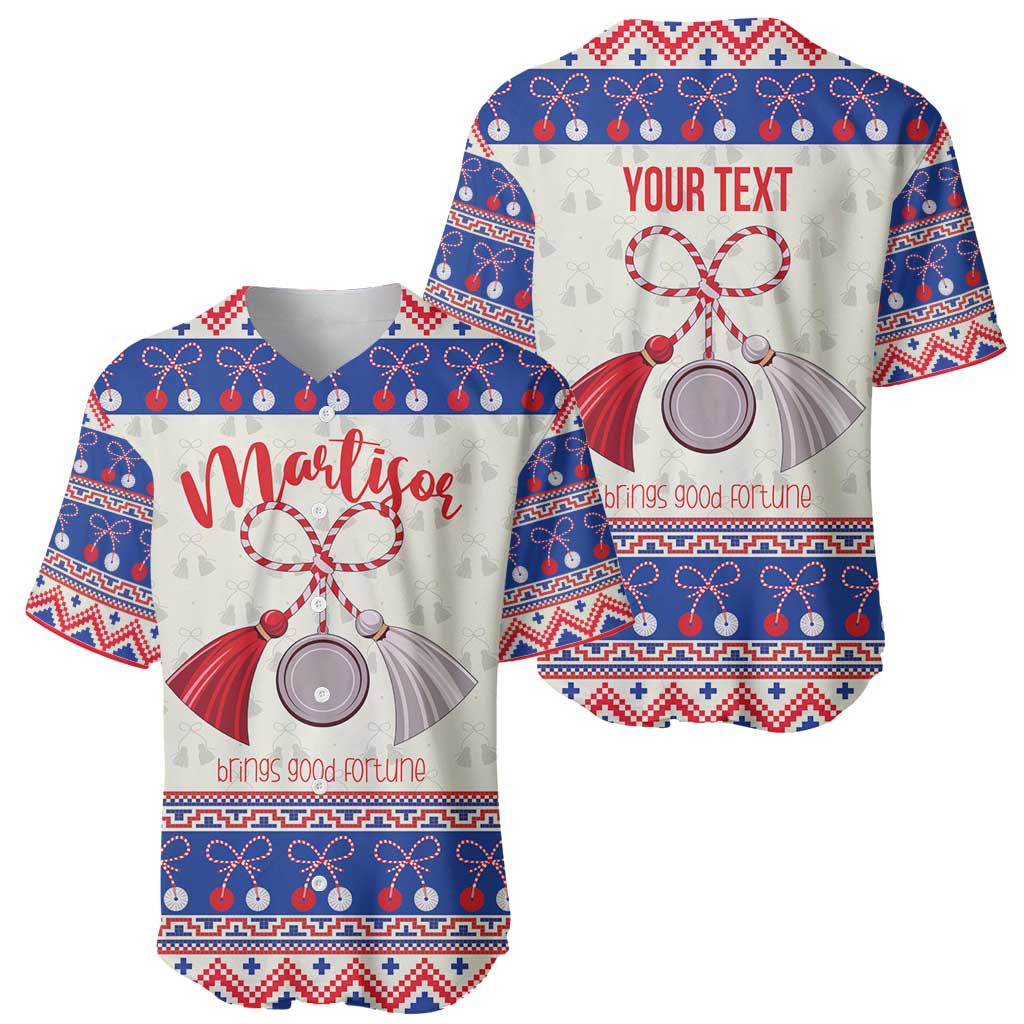 Personalized Moldova Christmas Baseball Jersey Martisor Moldova Traditional - Wonder Print Shop