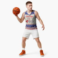 Personalized Moldova Christmas Basketball Jersey Martisor Moldova Traditional - Wonder Print Shop