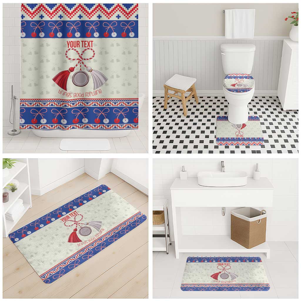 Personalized Moldova Christmas Bathroom Set Martisor Moldova Traditional - Wonder Print Shop