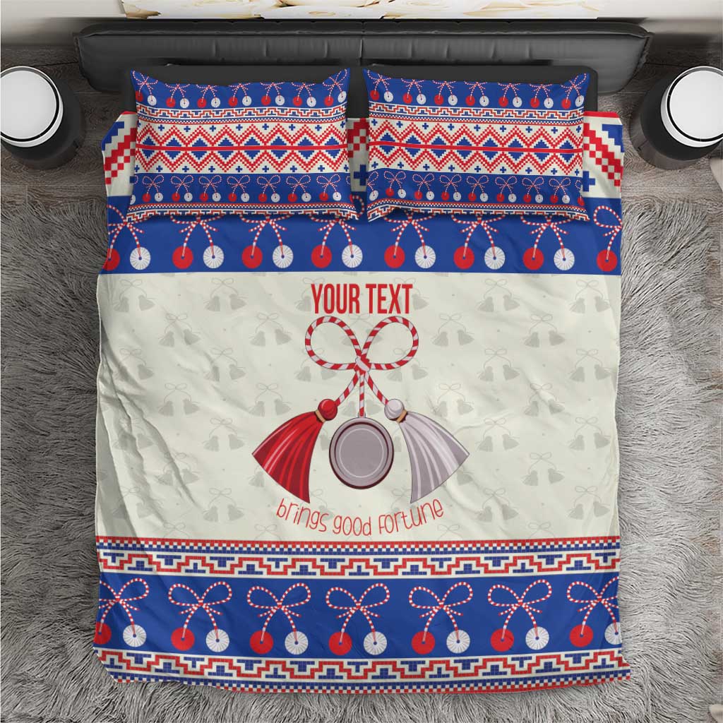 Personalized Moldova Christmas Bedding Set Martisor Moldova Traditional - Wonder Print Shop
