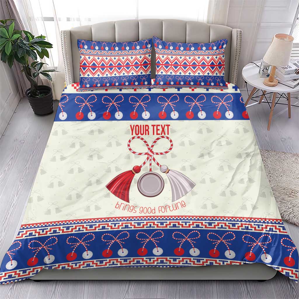 Personalized Moldova Christmas Bedding Set Martisor Moldova Traditional - Wonder Print Shop