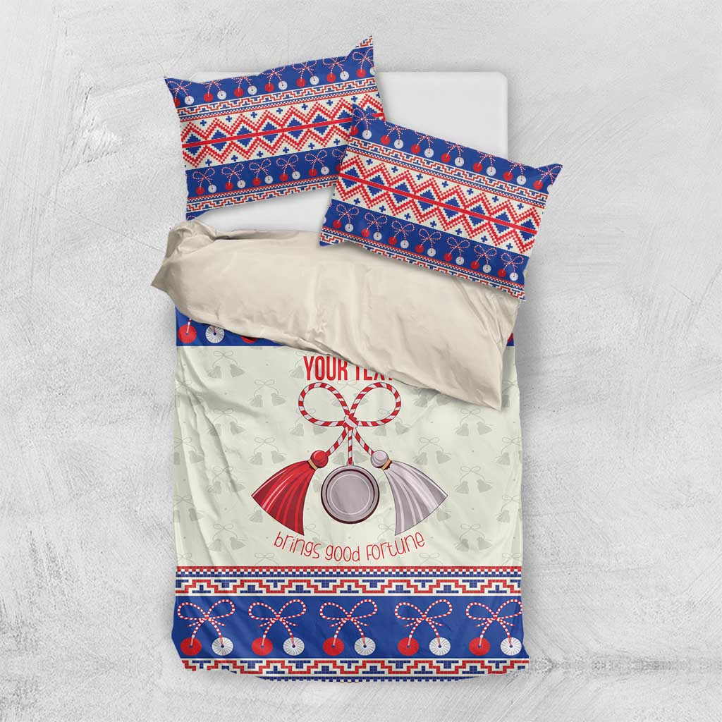 Personalized Moldova Christmas Bedding Set Martisor Moldova Traditional - Wonder Print Shop