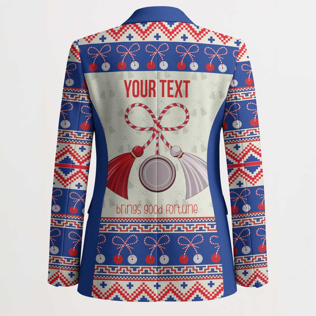 Personalized Moldova Christmas Blazer Martisor Moldova Traditional - Wonder Print Shop