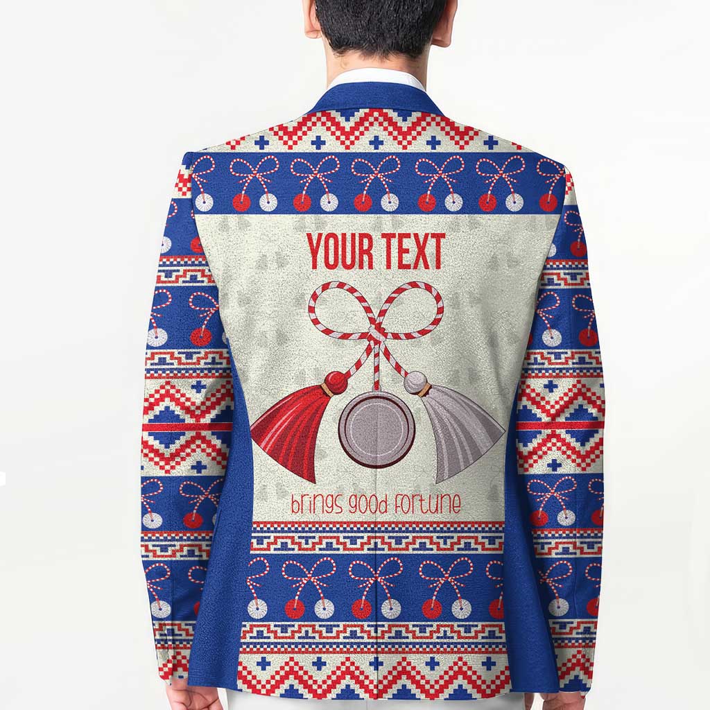 Personalized Moldova Christmas Blazer Martisor Moldova Traditional - Wonder Print Shop
