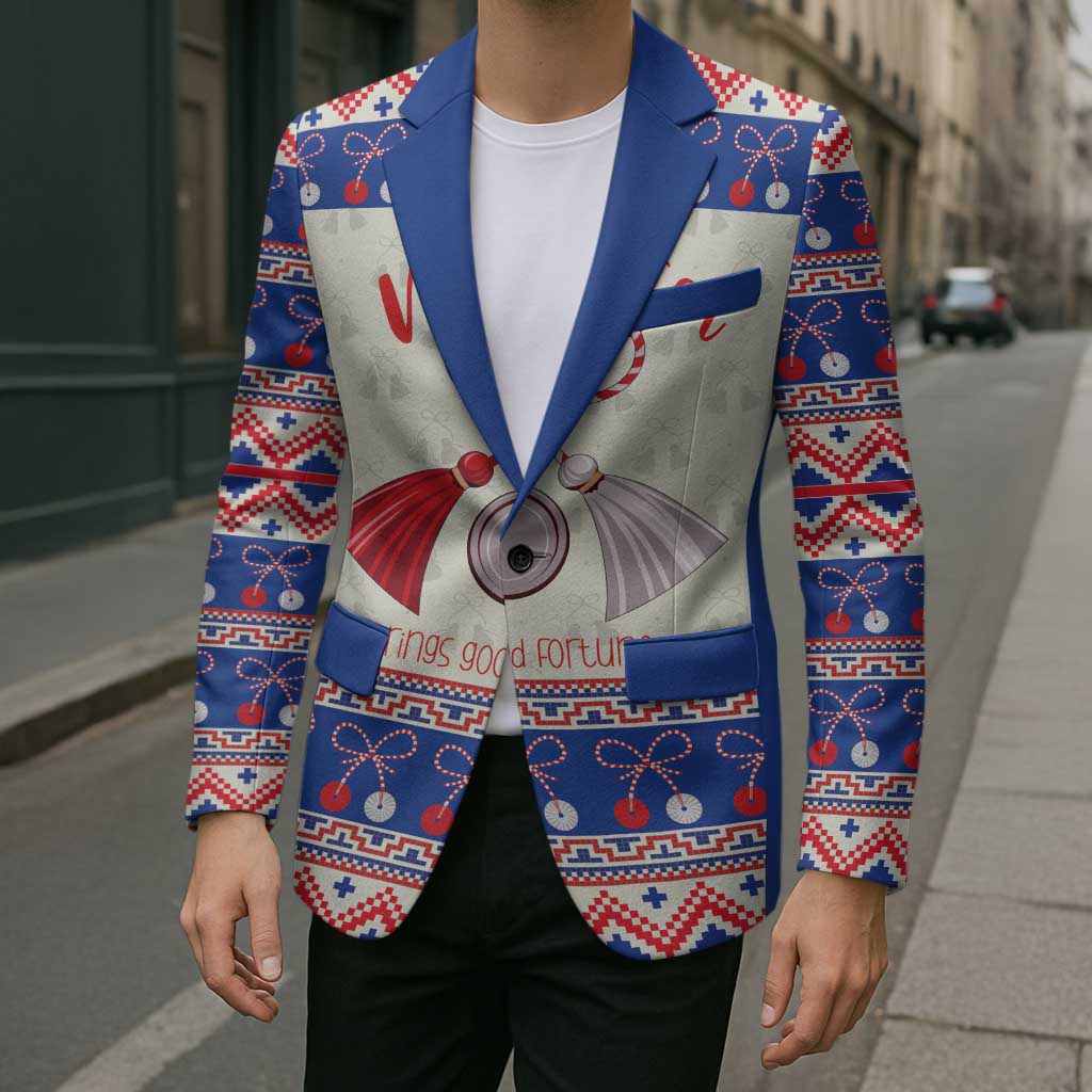 Personalized Moldova Christmas Blazer Martisor Moldova Traditional - Wonder Print Shop