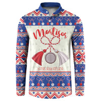 Personalized Moldova Christmas Button Sweatshirt Martisor Moldova Traditional - Wonder Print Shop