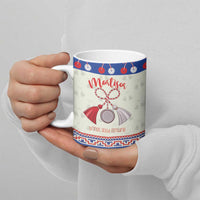 Personalized Moldova Christmas Ceramic Mug Martisor Moldova Traditional - Wonder Print Shop