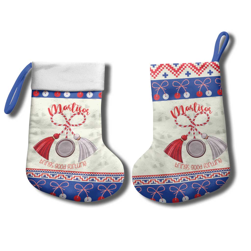 Personalized Moldova Christmas Stocking Martisor Moldova Traditional - Wonder Print Shop
