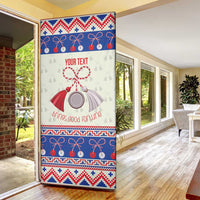 Personalized Moldova Christmas Door Cover Martisor Moldova Traditional - Wonder Print Shop