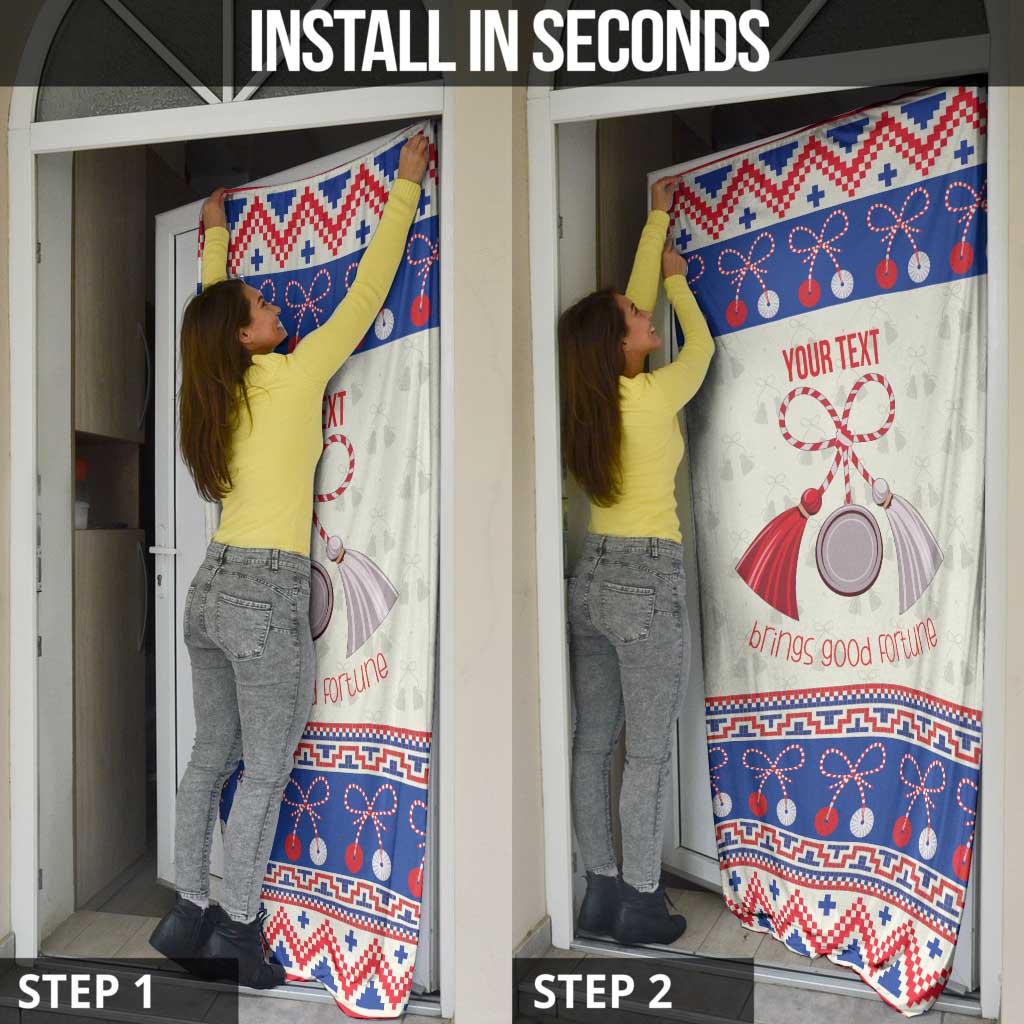 Personalized Moldova Christmas Door Cover Martisor Moldova Traditional - Wonder Print Shop