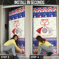 Personalized Moldova Christmas Door Cover Martisor Moldova Traditional - Wonder Print Shop